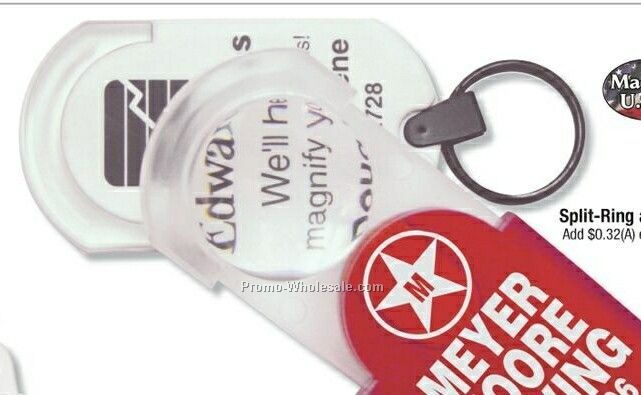 Magnifier Key Tag