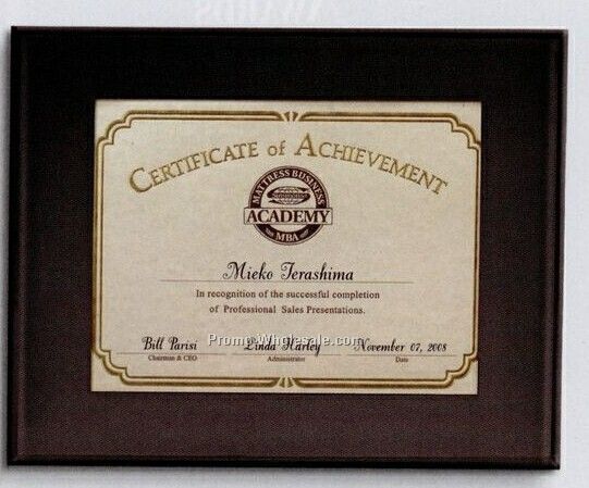 Medium Beveled Certificate Holder