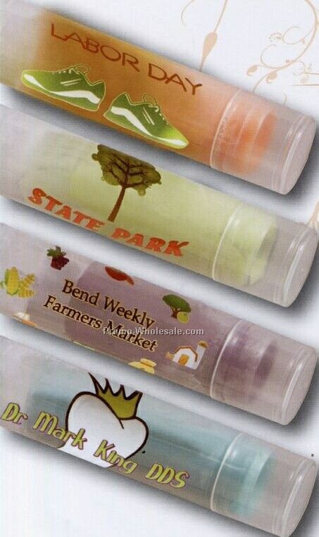 Mint Flavor Spf15 Lip Balm W/ Standard Clear Cap