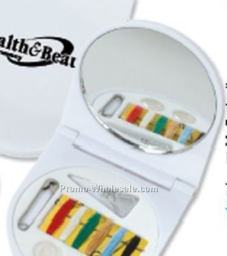 Mirror Compact W/ Sewing Kit