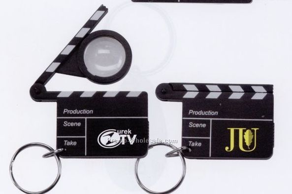 Movie Slate Magnifier & Keyring - Factory Direct (8-10 Weeks)