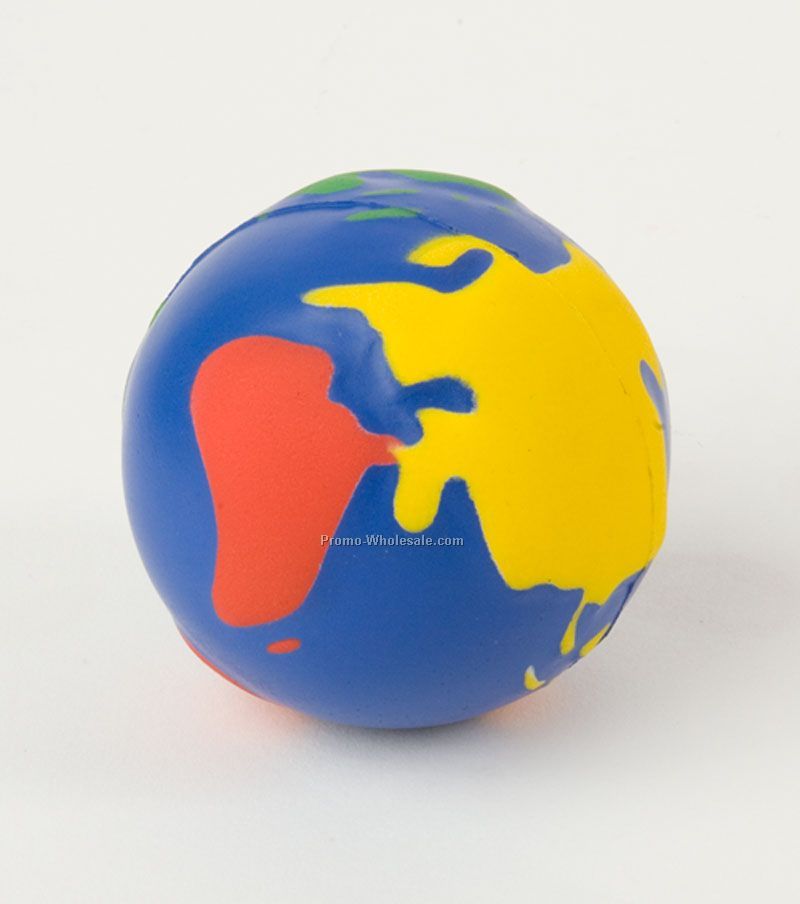 Multi Color Globe Squeeze Toy