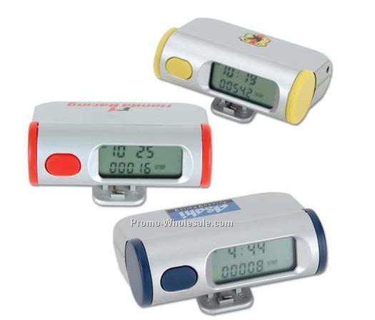 Multi Function Pedometer W/ Built In Alarm Clock