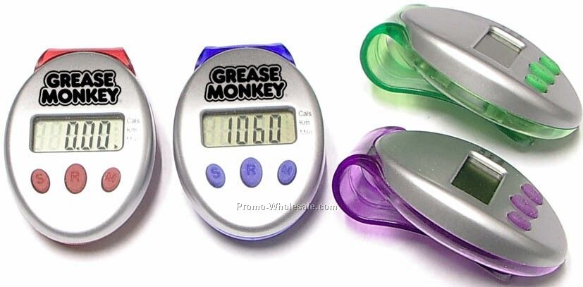 Multi Function Pedometer W/Large Screen