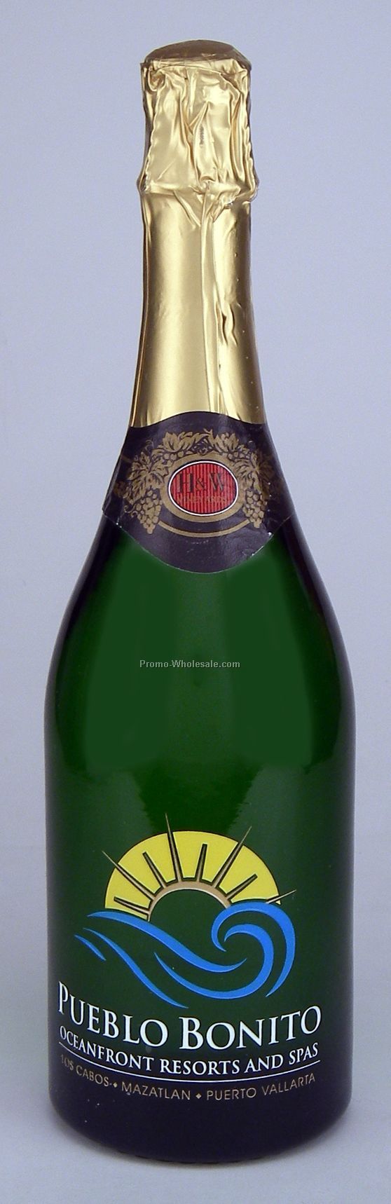 Non Alcoholic Sparkling Grape Juice, 750ml, 1 Deep Hand-etch, 4 Paint Fills