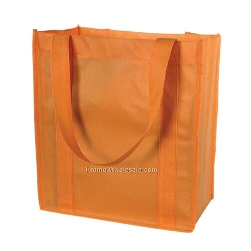 Non Woven Shopper Tote - Orange