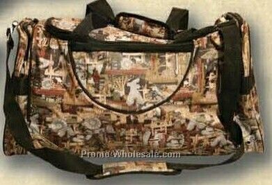 Oilfield Camo Heavy Duty Vinyl Bag With Dividers - Large