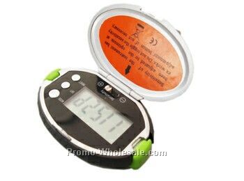 Oval Pedometer Multifunction