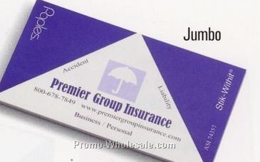 Paples Jumbo 4"x2" 50 Sheets (1 Color)