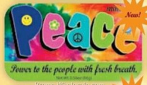 Peace Mints "power To The People With Fresh Breath" - Customized
