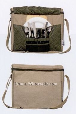 Picnic Backpack For 2 - Khaki