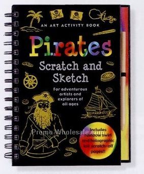 Pirates Scratch And Sketch Activity Book