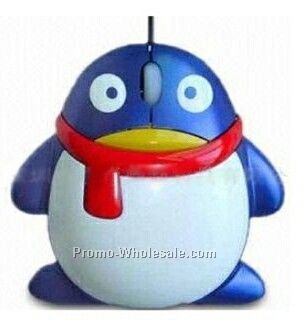 Plastic Penguin Computer Mouse