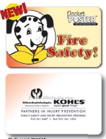 Pocket Poster - Fire Safety