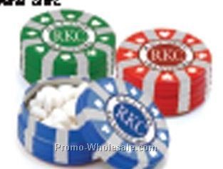 Poker Chip Mint Container