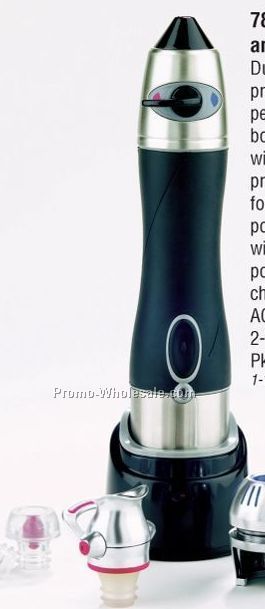 Presor Vac Deluxe Laser Engraved Wine & Champagne Saver