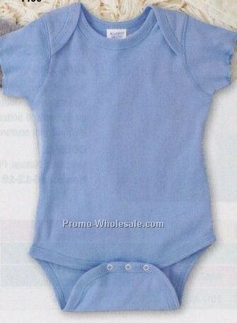 Rabbit Skins 100% Infant 1x1 Rib Lap Creeper (Color) (6-18 Mo.)