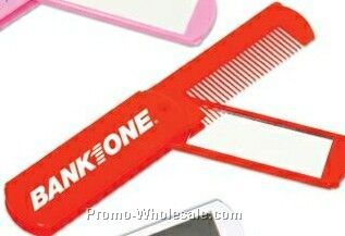 Red Comb And Mirror Combo