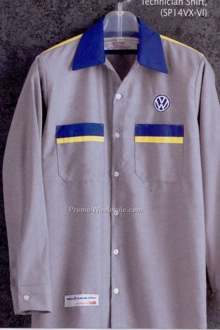 Red Kap Long Sleeve Volkswagen Technician Shirt (S-xl/Ll-xll)