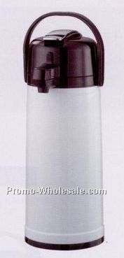 Ribbed Matte Plastic W/Stainless Liner Eco-air Airpot & Lever Lid