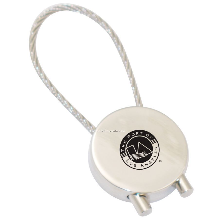 Round Cable Key Tag