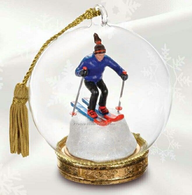 Ski Jump Memory Globe