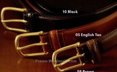 Smooth Leather Dress Belts