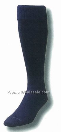 Solid Color Toe & Heel Soccer Sock (10-13 Large)