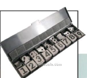 Stainless Steel Sudoku Board With Magnetic Numbers And Booklet