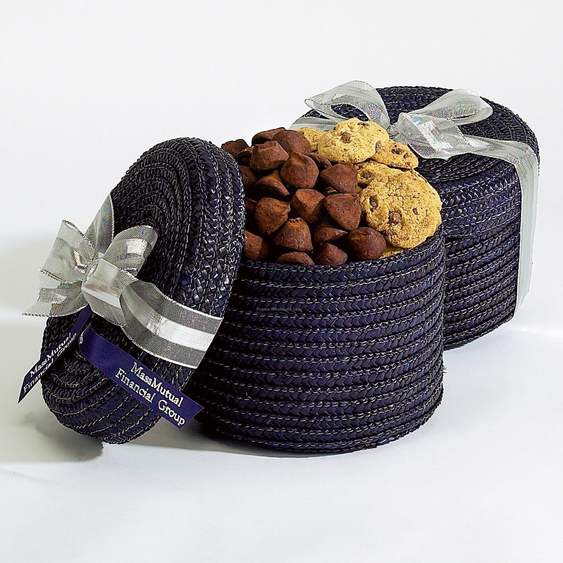 Sweets Galore Lidded Gift Basket