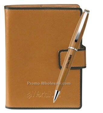 Terra 2-piece Gift Set W/ Autumn Pen & Leather Journal