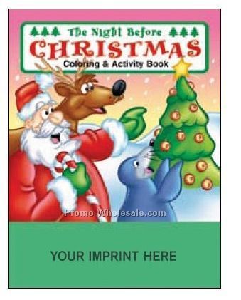 The Night Before Christmas Coloring Book Fun Pack
