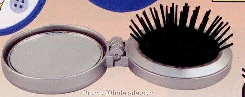 Travel Hairbrush W/ Sewing Kit