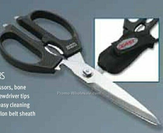 Utility/ Field Shears W/ Nylon Belt Sheath