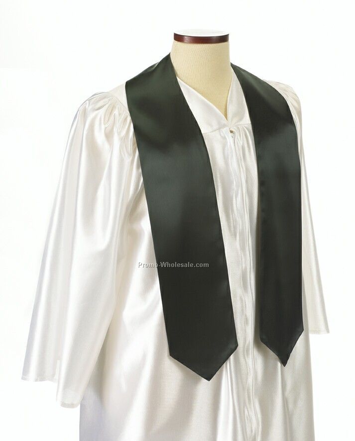 Wolfmark Extra Long Hunter Green Graduation Sash