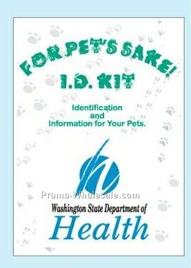 "for Pet's Sake" Identification Kit For Pets