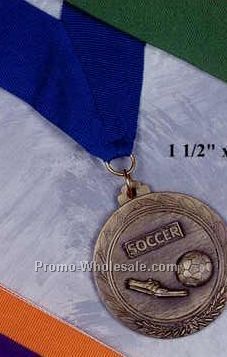 1-1/2"x30" Olympic Style Neck Ribbon For Medals 2" & Larger