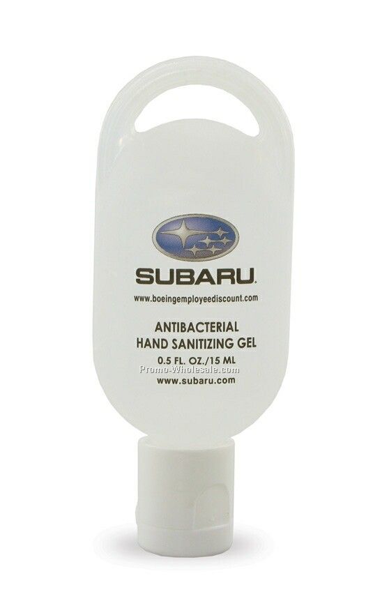 1/2 Oz. Hand Sanitizing Gel W/ Loop - Moisturizing Antibacterial Lotion