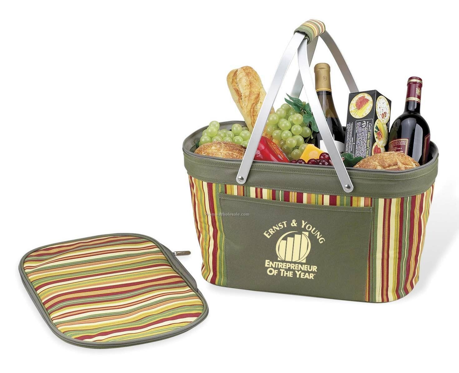 10.5"x18.5"x11.5" Collapsible Insulated Basket