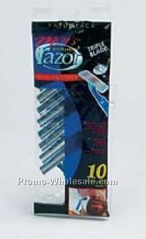 10 Piece 3 Blade Razor