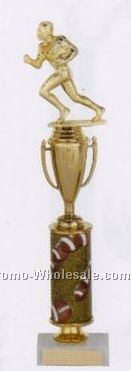 13" Sports Column Trophy (Football)