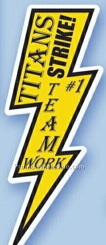 15-1/2"x6" Lightening Bolt Shape Rally Sign