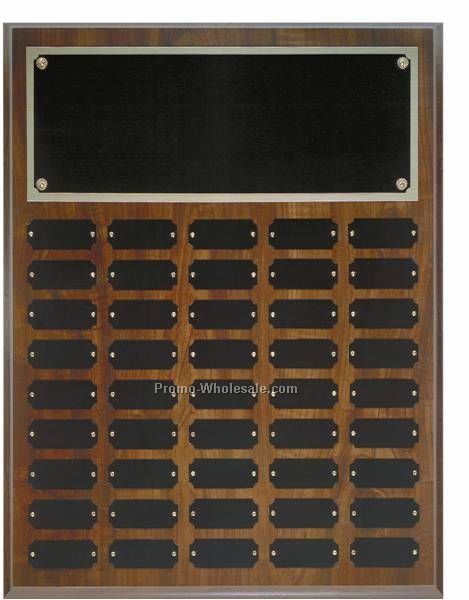 16" X 20" Cherry 45 Plate Perpetual Plaque