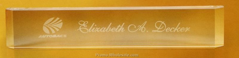 2-1/4"x12"x3/4" Name Plate