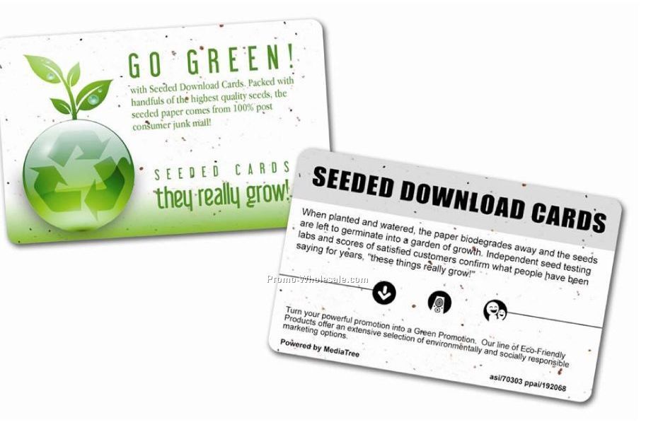 2 Free DVD Movie Eco-friendly Seeded Gift Card