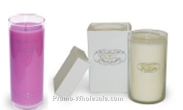 20 Oz. Soy Candle - In Clear Glass Cylinder (120 Hour Burn)