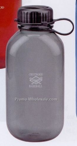 3-1/2"x8"x2-3/4" 32oz. Polycarbonate Sport Bottle - Screen Printed