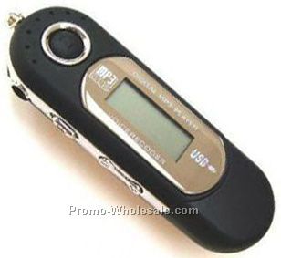3-in-1 Mp3 Player/USB Flash Drive/Digital Voice Recorder - 128mb