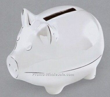 3"x3-3/4" Piggy Bank