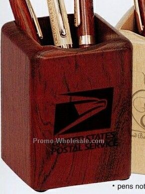 3"x3"x4" Rosewood Pen Holder